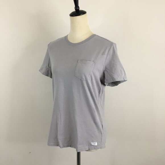 THE NORTH FACE Gray One Chest Pocket Short Sleeve Shirt Tee - Picture 1 of 10